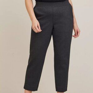 Pull-On Relaxed Taper Studio Luxe Ponte High-Rise Pant (Tall)